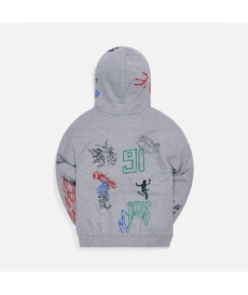 Rhude Doodle Hoodie - Grey de la marque