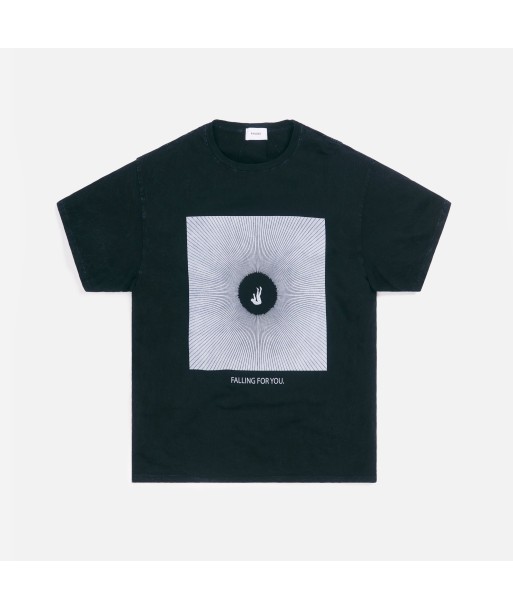 Rhude Graphic Tee Falling For You - Black Dans la société mordern