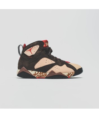 Nike x Patta Air Jordan 7 Retro - Shimmer / Tough Red / Velvet de pas cher