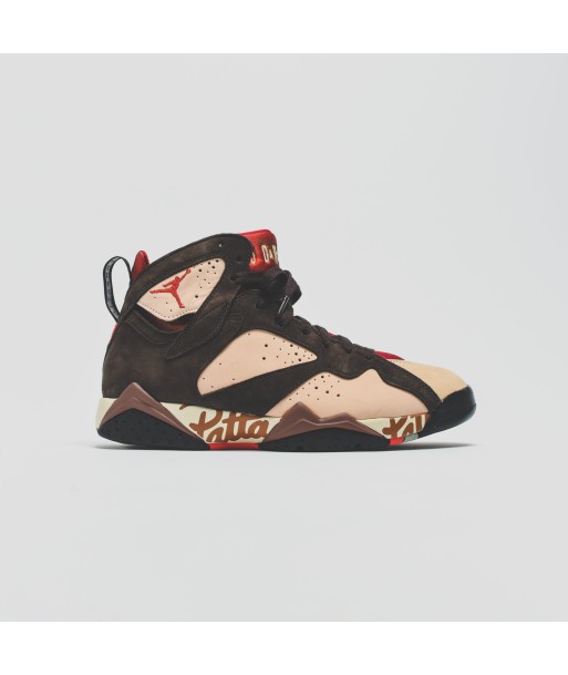 Nike x Patta Air Jordan 7 Retro - Shimmer / Tough Red / Velvet de pas cher