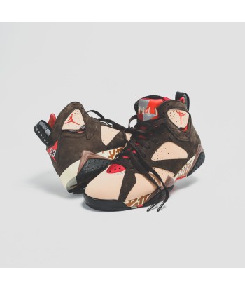 Nike x Patta Air Jordan 7 Retro - Shimmer / Tough Red / Velvet de pas cher