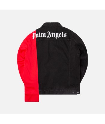 Palm Angels Bold Track Trucker - Black Wash Red 50% de réduction en Octobre 2024