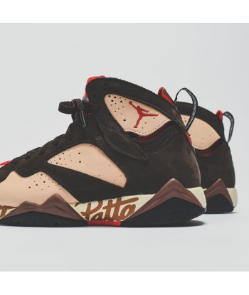 Nike x Patta Air Jordan 7 Retro - Shimmer / Tough Red / Velvet de pas cher