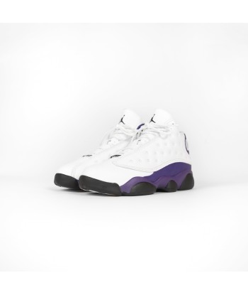 Nike PS Air Jordan 13 Retro - White / Black / Purple / University Gold le des métaux précieux