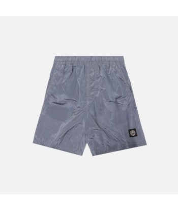 Stone Island Nylon Metal Mid Length Garment Dyed Logo Swim Shorts - Lavender prix pour 