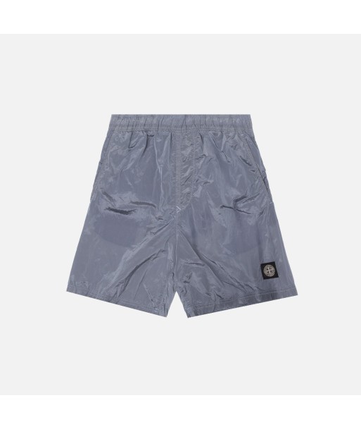 Stone Island Nylon Metal Mid Length Garment Dyed Logo Swim Shorts - Lavender prix pour 