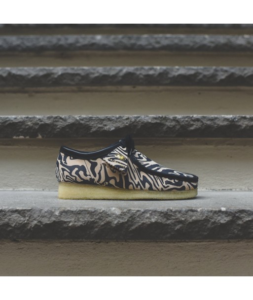 Clarks x Wu Tang Wallabee Low - Navy / Multi store