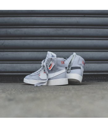 Nike WMNS Blazer Mid Rebel - Wolf Grey / Pure Platinum les ctes