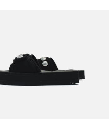 Suicoke x John Elliott x Blackmeans WMNS Yucca Slides - Black les ligaments