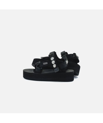 Suicoke x John Elliott x Blackmeans WMNS Yucca Platform Sandal - Black pas cher