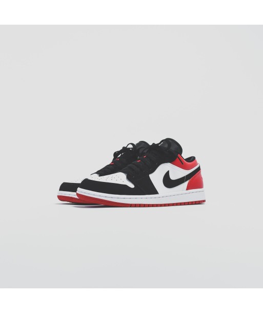 Nike Grade School Air Jordan 1 Low - White / Black / Gym Red de la marque