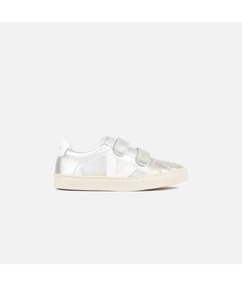 Veja Toddler Esplar Small Velcro Leather - Unicorn White à prix réduit toute l'année