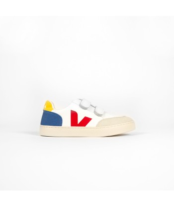 Veja Toddler V-12 Leather - Extra White /Multicolor / Indigo sélection de produits