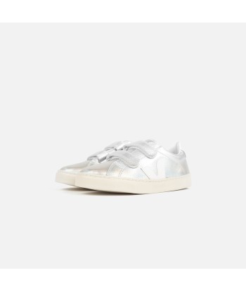 Veja Toddler Esplar Small Velcro Leather - Unicorn White à prix réduit toute l'année