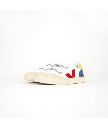 Veja Toddler V-12 Leather - Extra White /Multicolor / Indigo sélection de produits